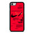 NIKE AIR OFF WHITE RED iPhone SE 2022 Case Cover