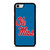 OLE MISS UNIVERSITY FOOTBALL iPhone SE 2022 Case Cover