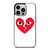 HEART BREAK COMME DES GARCONS iPhone 14 Pro Case Cover