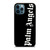 PALM ANGELS BLACK LOGO iPhone 12 Pro Max Case Cover