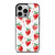 STRAWBERRY BRUSHED PATTERN iPhone 14 Pro Case Cover