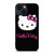 HELLO KITTY BLACK iPhone 14 Plus Case Cover