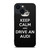 KEEP CALM AND DRIVE AUDI CARBON iPhone 14 Plus Case Cover