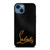 CHRISTAN LOUBOUTIN BLACK iPhone 14 Case Cover