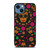 DIA DE LOS MUERTOS PATTERN iPhone 14 Case Cover