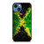 JAMAICAN FLAG SPLASH iPhone 14 Case Cover