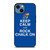 KEEP CALM AND ROCK CHALK KANSAS JAYHAWKS iPhone 14 Case Cover