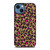 PINK LEOPARD GLITTER SKIN iPhone 14 Case Cover