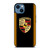 PORSCHE CAR GOLD iPhone 14 Case Cover