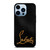 CHRISTAN LOUBOUTIN BLACK iPhone 13 Pro Max Case Cover