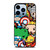 MARVEL COMIC CHARACTERS COLLAGE iPhone 13 Pro Max Case Cover