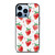 STRAWBERRY BRUSHED PATTERN iPhone 13 Pro Max Case Cover