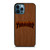 THRASHER SKATEBOARD WOODEN LOGO iPhone 12 Pro Max Case Cover