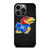 KANSAS JAYHAWKS LOGO CARBON iPhone 13 Pro Case Cover