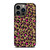 PINK LEOPARD GLITTER SKIN iPhone 13 Pro Case Cover