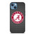 ALABAMA CRIMSON TIDE FOOTBALL METAL iPhone 13 Case Cover