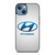 HYUNDAI SILVER LOGO iPhone 13 Case Cover