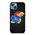 KANSAS JAYHAWKS LOGO CARBON iPhone 13 Case Cover