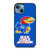 KANSAS JAYHAWKS ROCK CHALK iPhone 13 Case Cover