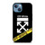 OFF WHITE YELLOW LABEL iPhone 13 Case Cover