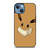 POKEMON CUTE EEVEE FLAT iPhone 13 Case Cover