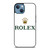 ROLEX WATCHES LOGO iPhone 13 Case Cover