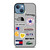 SKATEBOARD BRAND STICKER COLLAGE iPhone 13 Case Cover