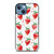 STRAWBERRY BRUSHED PATTERN iPhone 13 Case Cover