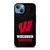 WISCONSIN BADGERS UNIVERSITY FOOTBALL iPhone 13 Case Cover