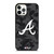 ATLANTA BRAVES BASEBALL BLACK CAMO iPhone 12 Pro Case Cover