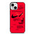NIKE AIR OFF WHITE RED iPhone 13 Mini Case Cover