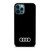 AUDI CAR LOGO BLACK iPhone 12 Pro Max Case Cover