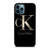CALVIN KLEIN METAL LOGO iPhone 12 Pro Max Case Cover
