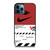 NIKE AIR JORDAN OFF WHITE LOGO iPhone 12 Pro Max Case Cover