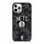 BROOKLYN NETS BLACK CAMO iPhone 12 Pro Case Cover