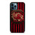 SOUTH CAROLINA GAMECOCKS FOOTBALL FLAG iPhone 12 Pro Max Case Cover