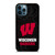 WISCONSIN BADGERS UNIVERSITY FOOTBALL iPhone 12 Pro Max Case Cover