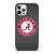 ALABAMA CRIMSON TIDE FOOTBALL METAL iPhone 12 Pro Case Cover