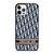 CHRISTIAN DIOR LOGO BLUE iPhone 12 Pro Case Cover