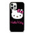 HELLO KITTY BLACK iPhone 12 Pro Case Cover