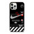 NIKE AIR JORDAN OFF WHITE STRIPES iPhone 12 Pro Case Cover