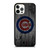 CHICAGO CUBS BASEBALL MLB WOOD LOGO iPhone 12 Pro Case Cover