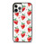 STRAWBERRY BRUSHED PATTERN iPhone 12 Pro Case Cover
