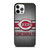 CINCINNATI RED MLB BASEBALL METAL iPhone 12 Pro Case Cover