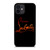CHRISTIAN LOUBOUTIN RED LOGO iPhone 12 Mini Case Cover