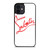 CHRISTIAN LOUBOUTIN WHITE iPhone 12 Mini Case Cover