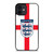 ENGLAND FOOTBALL THREE LIONS iPhone 12 Mini Case Cover
