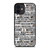 MOSCHINO ABSTRACT LOGO iPhone 12 Mini Case Cover