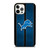 DETROIT LIONS NFL METAL STRIPE iPhone 12 Pro Case Cover