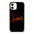 CHRISTIAN LOUBOUTIN RED LOGO iPhone 12 Case Cover CHRISTIAN LOUBOUTIN RED LOGO iPhone 12 Case Cover